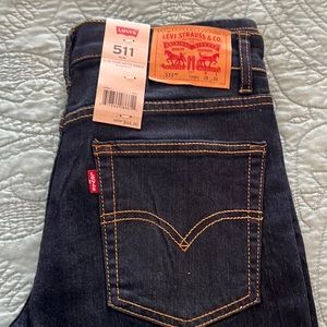 Levi New With Tags Boys Size 16 Regular 511 Slim Jeans - Retails for $44